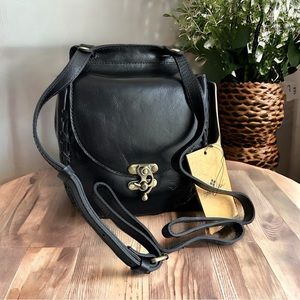 Patricia Nash Leather Rossi Saddle Bag